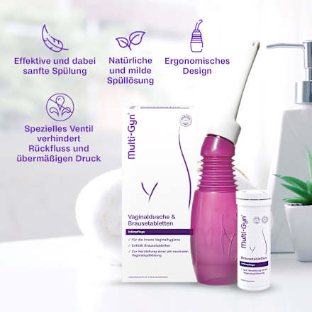 Vaginaldusche + Brausetabletten 1St Multi-Gyn