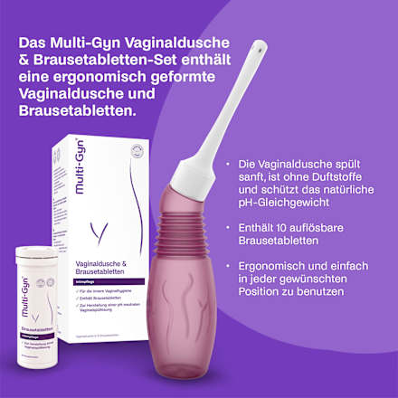 Vaginaldusche + Brausetabletten 1St Multi-Gyn