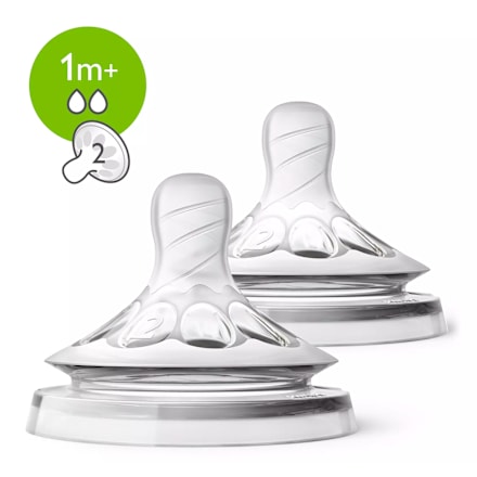 Smoczek Natural o wolnym przepływie 1m+  PHILIPS AVENT