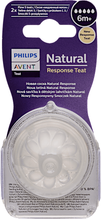 Natural Response pótcumi, 6 hónapos kortól, 5. átfolyási sebességű PHILIPS AVENT