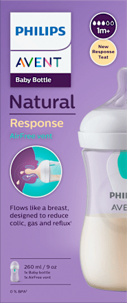 Natural Response bočica za bebe s AirFree ventilom, 260 ml PHILIPS AVENT
