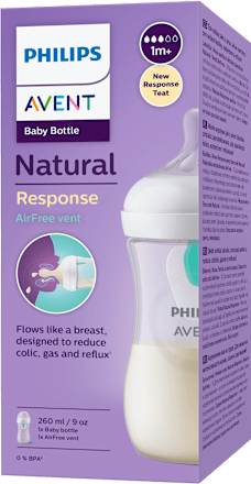 Biberon anti-colici Natural Response AirFree 1m+ PHILIPS AVENT