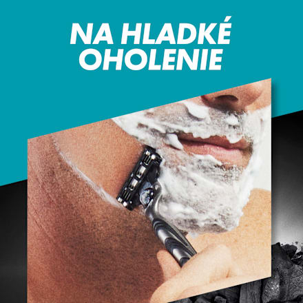 Pánsky holiaci strojček Charcoal + 1 náhradná holiaca hlavica Gillette