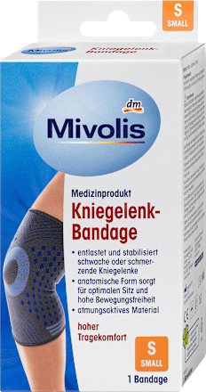 Bandaj articulatie genunchi S 1 buc Mivolis