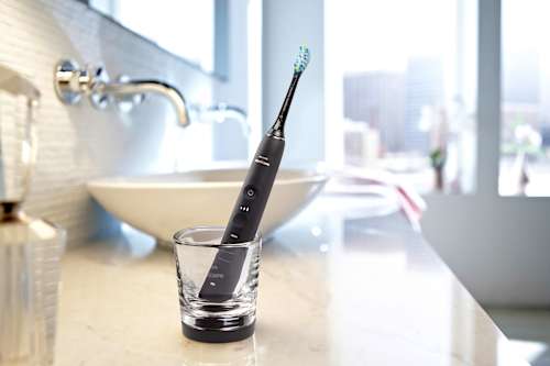 Schallzahnbürste HX9913/18 Diamond Clean 9000 schwarz Philips Sonicare