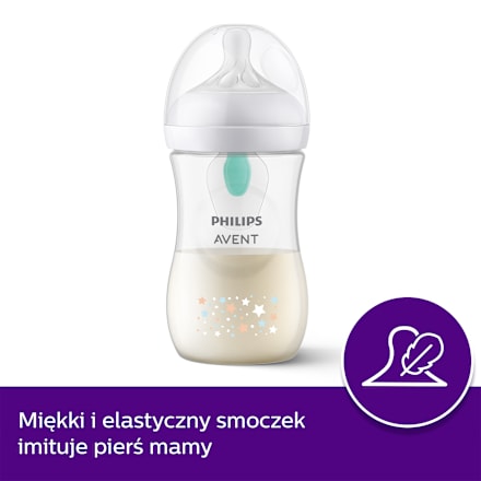 Responsywna Butelka Natural z wentylem Air Free - 260ml  PHILIPS AVENT