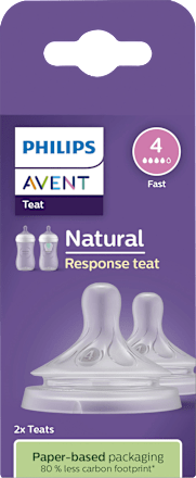Trinksauger Natural Response Silikon, Durchflussrate 4 PHILIPS AVENT