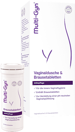 Vaginaldusche + Brausetabletten 1St Multi-Gyn