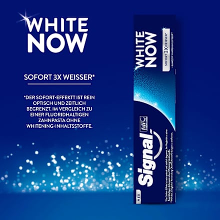 Zahnpasta White Now Signal