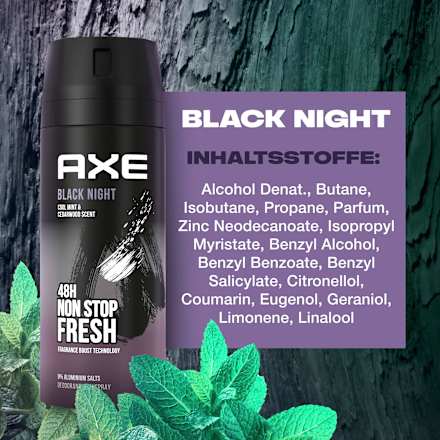 Black Night Deodorant Bodyspray AXE