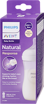 Natural cumisüveg 1 hónapos kortól, 260 ml PHILIPS AVENT