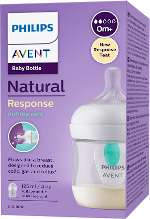 Cumisüveg AirFree szeleppel, újszülött kortól 125 ml PHILIPS AVENT