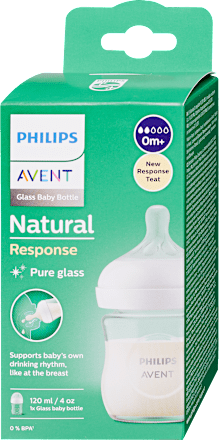 Natural üveg cumisüveg újszülött kortól 120 ml PHILIPS AVENT