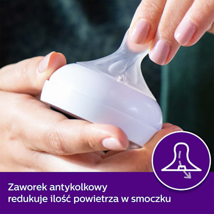 Responsywna Butelka Natural z wentylem Air Free - 260ml  PHILIPS AVENT