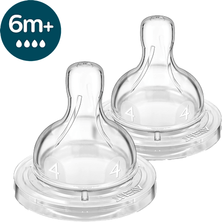 Cumeľ na fľašu Anti-colic - 6m+ PHILIPS AVENT