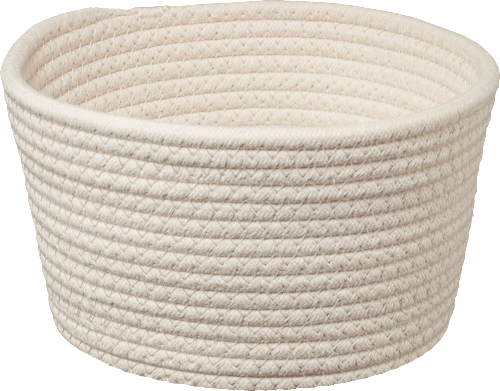 Korb aus Baumwolle, offwhite (22x13,5cm) keine Marke