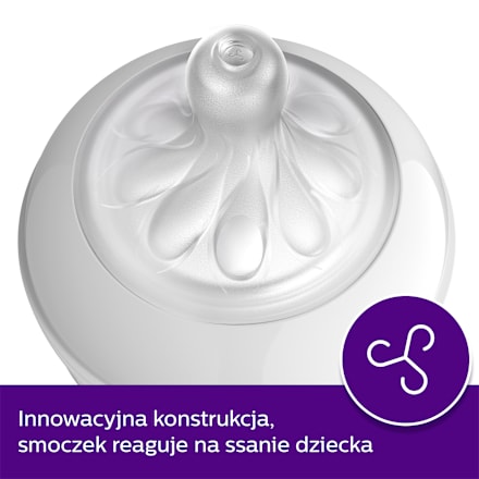 Szklana Responsywna Butelka Natural 240ml PHILIPS AVENT