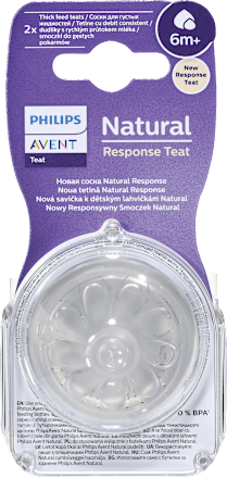 Silikonski cucelj za gosto hrano Natural Response Teat, 6m+ PHILIPS AVENT
