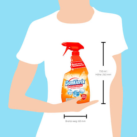 Küchenreiniger mit Aktiv-Chlor DanKlorix