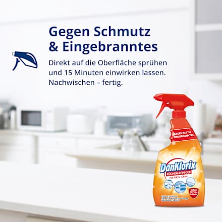 Küchenreiniger mit Aktiv-Chlor DanKlorix