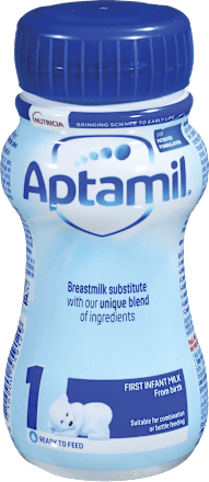 1 početno mleko za odojčad, tečna formula, od rođenja do 6. meseca  Aptamil
