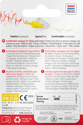 Ohrstöpsel Fly Fit ALPINE