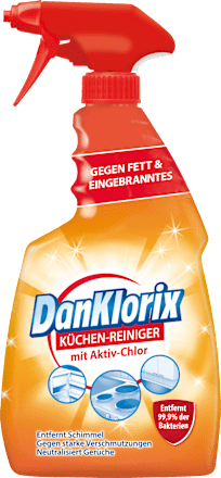 Küchenreiniger mit Aktiv-Chlor DanKlorix