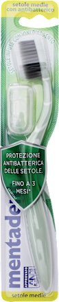 Spazzolino con protezione antibatterica delle setole mentadent