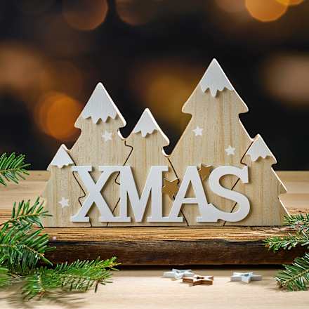 Holzaufsteller, Bäume XMAS Dekorieren & Einrichten