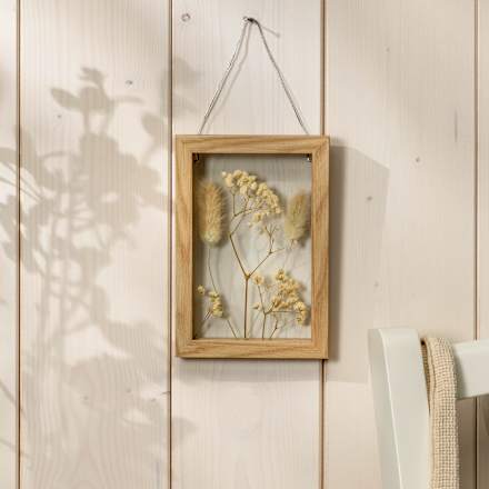 Glasbilderrahmen mit Trockenblumen Dekorieren & Einrichten