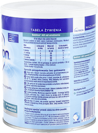 AR ProExpert Mleko modyfikowane przeciw ulewaniu  Bebilon