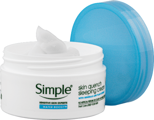 Water Boost skin quench noćna krema za lice Simple