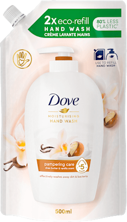 Tekuté mydlo na ruky Pampering Care - náhradná náplň Dove