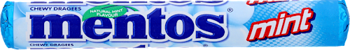 Cukierki do żucia o smaku miętowym mentos