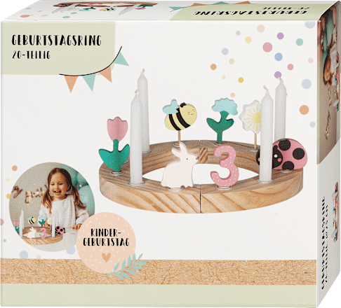 Geburtstagsring, Komplettset mit Zahlen & Figuren keine Marke