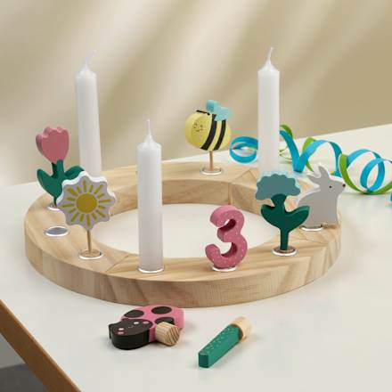 Geburtstagsring, Komplettset mit Zahlen & Figuren keine Marke