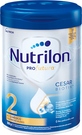 pokračovací mléčná kojenecká výživa 2 Profutura Cesarbiotik 6m Nutrilon