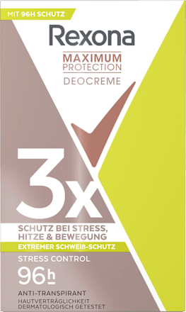 Antitranspirant Deocreme Maximum Protection Stress Control Rexona
