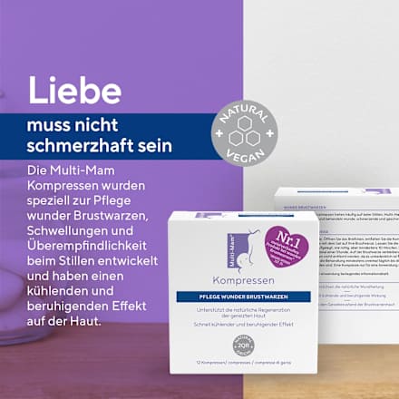 Kompressen für wunde Brustwarzen MULTI-MAM