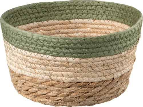 Korb, natur-grün (12x21 cm) Dekorieren & Einrichten