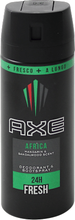 Deodorante spray Africa mandarino e legno di sandalo AXE