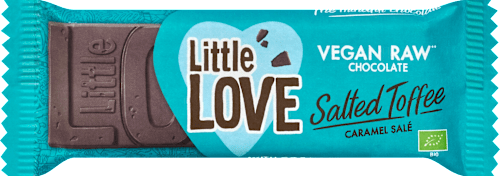 Little Love Vegan Raw Chocolate Riegel Salted Toffee Little LOVE