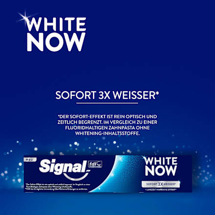 Zahnpasta White Now Signal