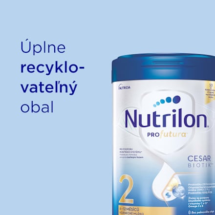 Následná dojčenská mliečna výživa Profutura Cesarbiotik 2 Nutrilon