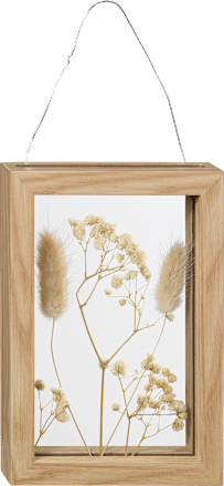 Glasbilderrahmen mit Trockenblumen Dekorieren & Einrichten