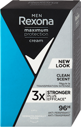 maximum protection antiperspirant Clean Scent Rexona men