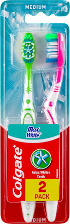 MaxWhite četkica za zube - medium, 1 kom.+ 1 kom. GRATIS, više vrsta Colgate