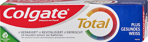 Zahnpasta Total plus gesundes Weiß Colgate