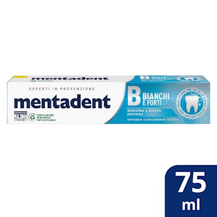 Zahnpasta Brilliant Weiß & Starke Zähne mentadent