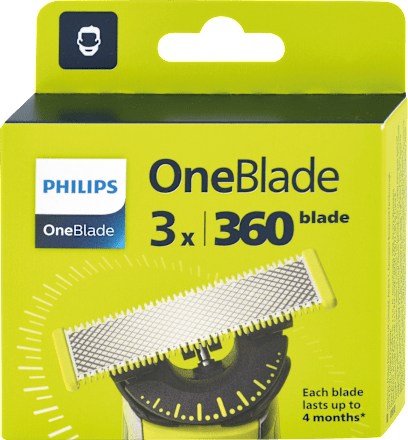 Náhradné holiace hlavice OneBlade 360 Blade PHILIPS OneBlade